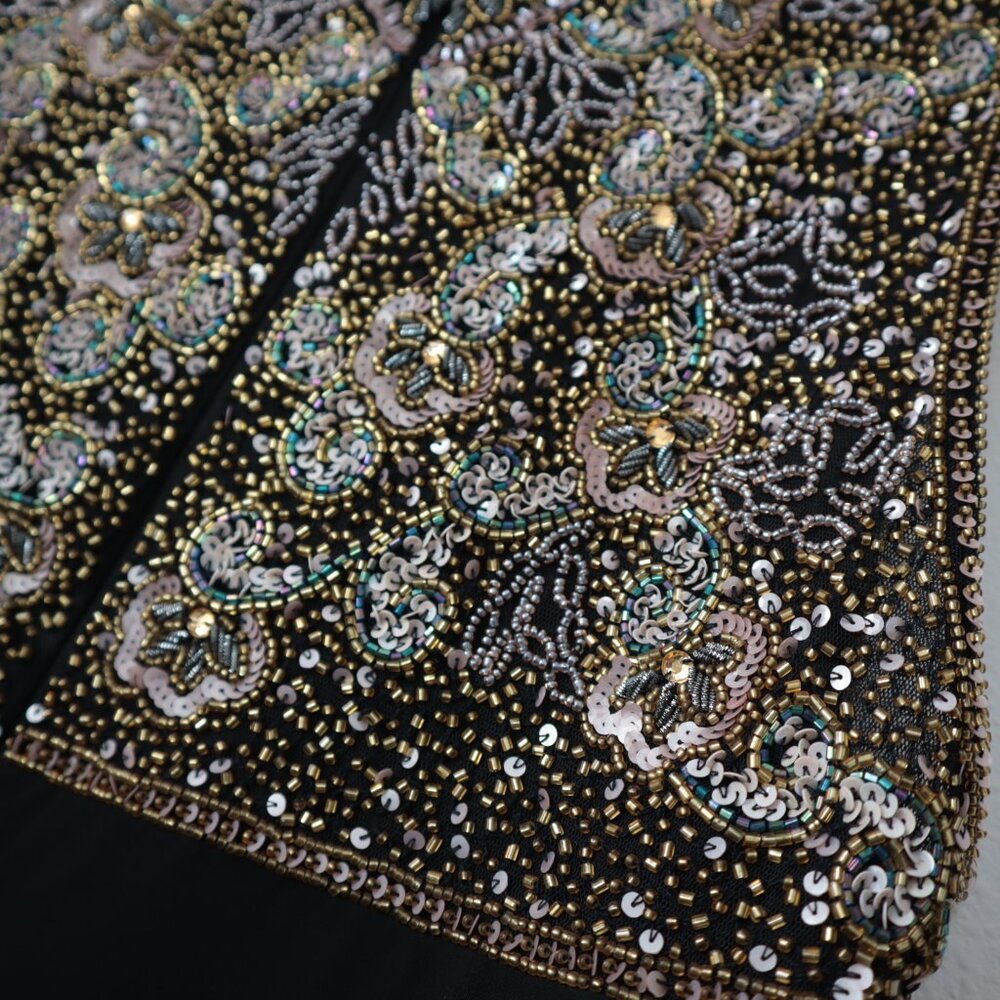 Aidan Mattox Beaded Cocktail Dress | 10 - Picture 2 of 8